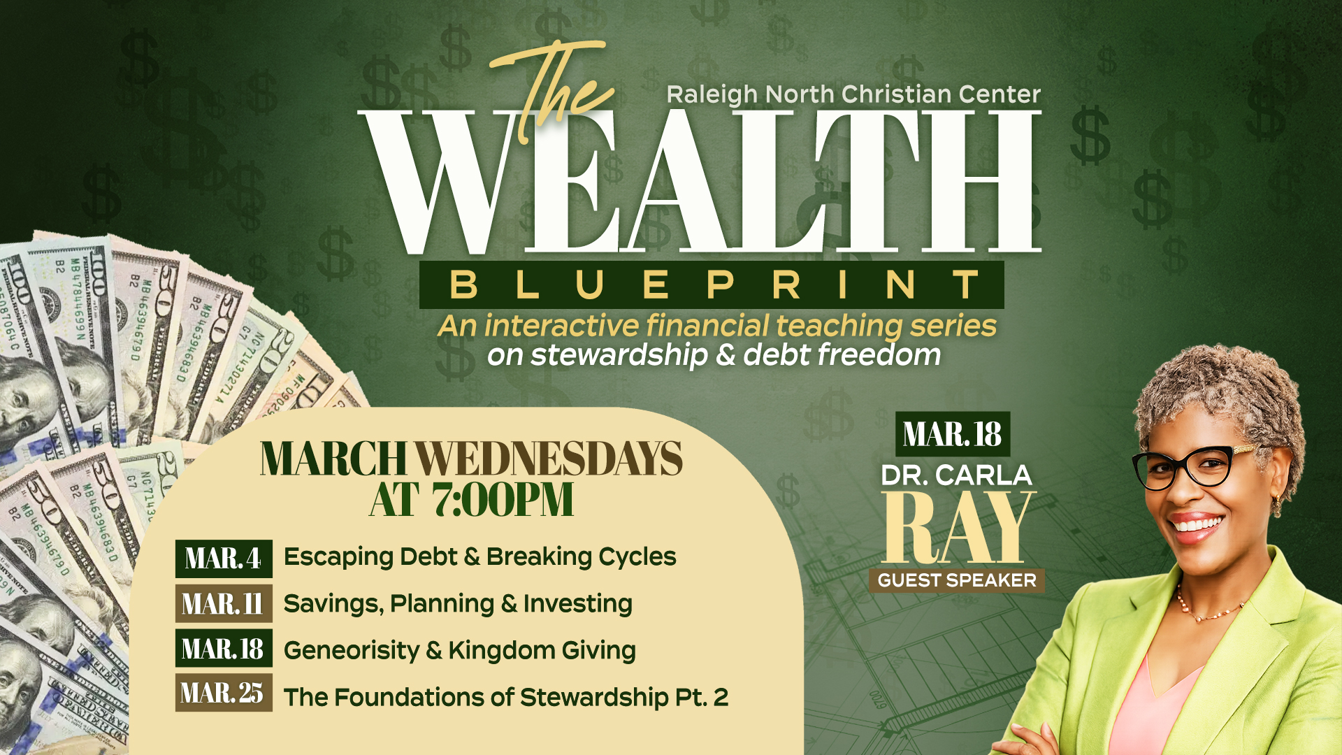 RNCC The Wealth Blueprint March Screen